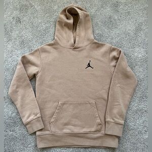 Tan Jordan Hoodie with Logo